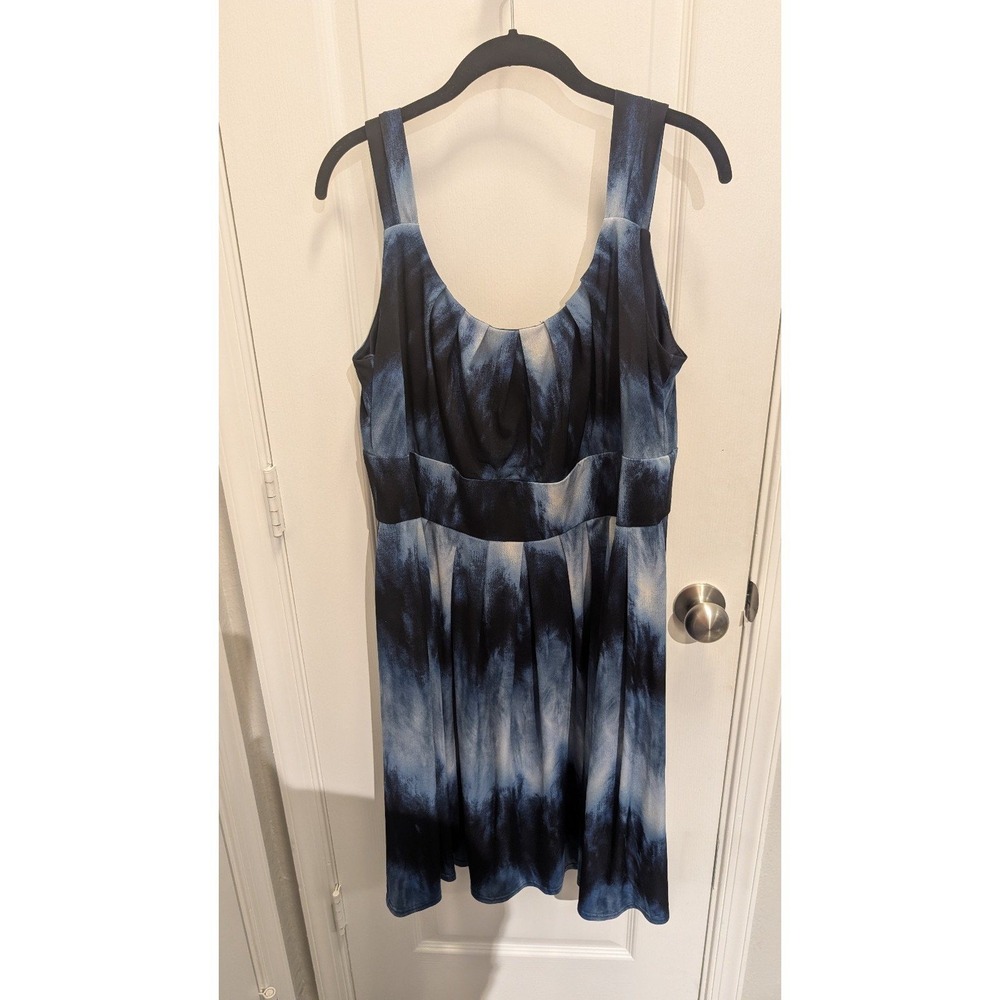 Dress barn Skatret Dress Size 14 blue‎